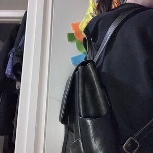 Hobo international Black Leather Backpack